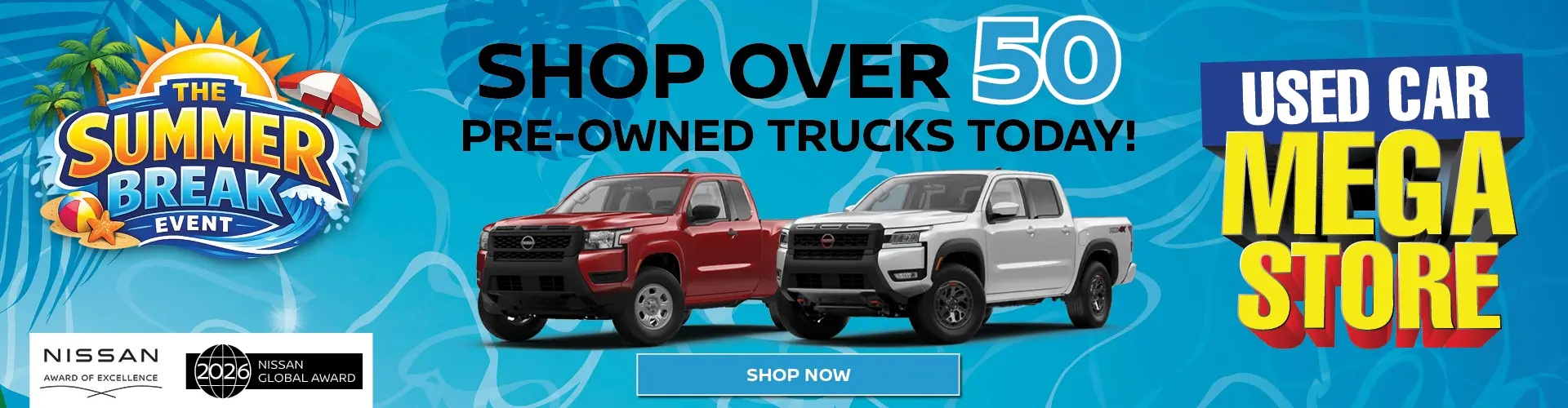 Special offer on    SHOP OVER 50 PRE-OWNED TRUCKS TODAY!